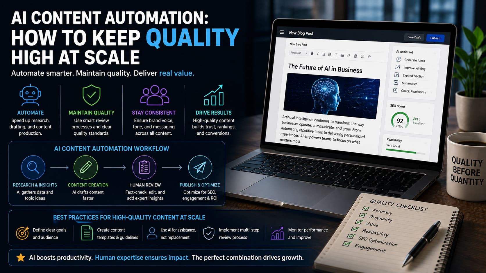 AI Content Automation: How to Keep Quality High at Scale