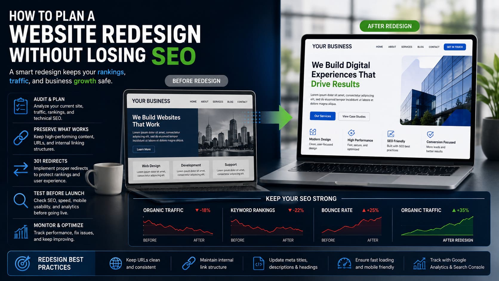 How to Plan a Website Redesign Without Losing Existing SEO