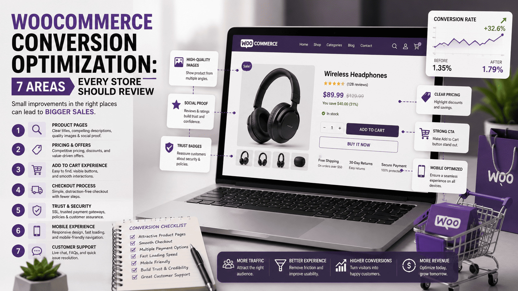 WooCommerce Conversion Optimization: 7 Areas Every Store Should Review